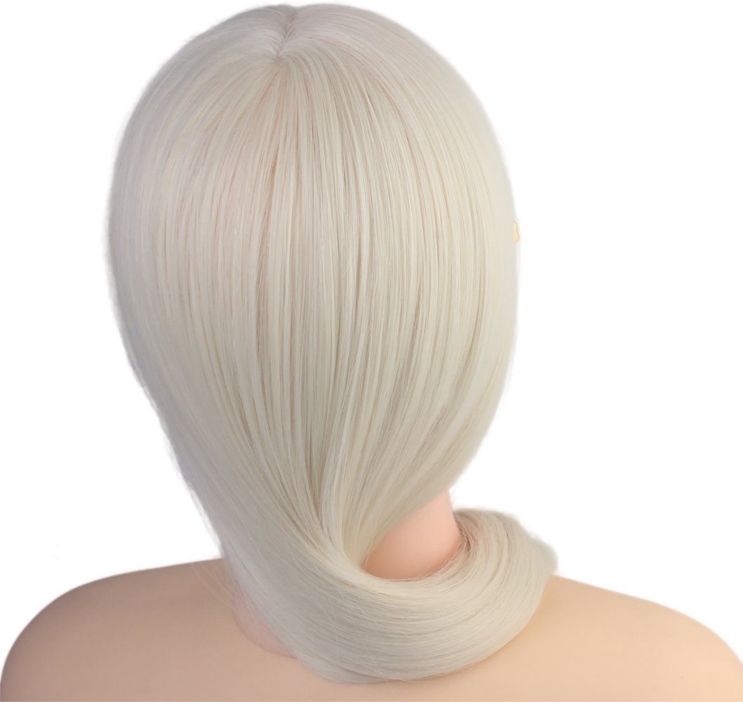 24" Cosmetology Makeup Face Painting Mannequin Manikin Heads with Hair,Salon Styling Practice Braiding Doll Head- Synthetic Hair -Blonde Color - Image 3