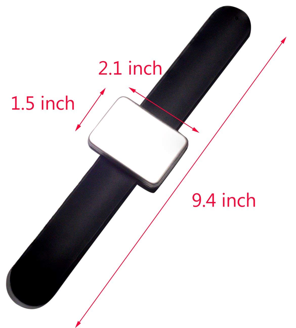 Magnetic Bobbie Pin Hair Clips Bracelet, Bobby Pins Wristband Holder, Elastic Rubber Bands Holder - Image 5