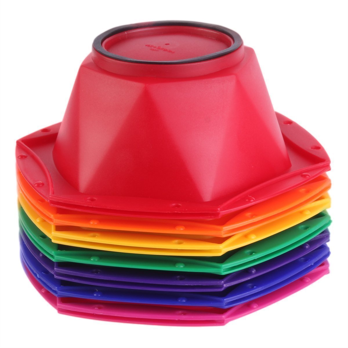 PERFEHAIR Hair Dye Mixing Bowl Kit - Professional Tint Coloring Bowls Tools Set in Vibrant Rainbow Colors (200 ml per Bowl) - Image 5