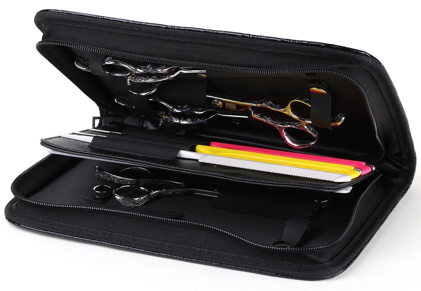 PERFEHAIR Hair Stylist Shear Scissors Holder Pouch Case for Hairdressers, Salon Barber Tools Holster Bag -Large, Pu Leather - Image 4
