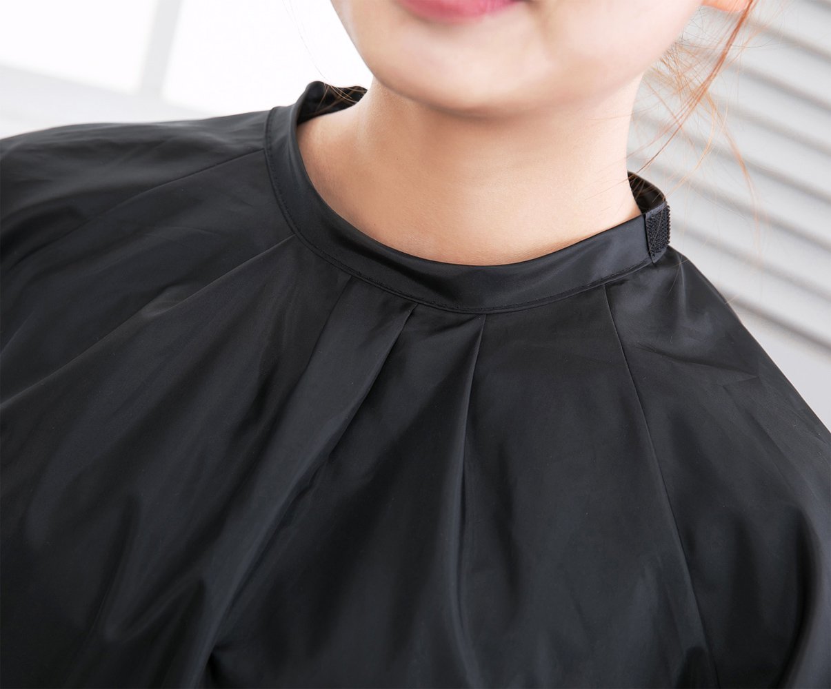 PERFEHAIR Salon Client Hair Cutting Cape Gown, Professional Barber Haircut Cape with Sleeves - Image 3
