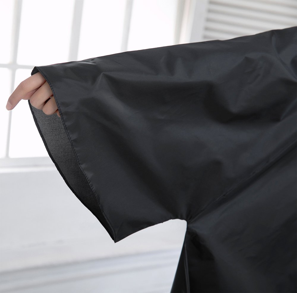 PERFEHAIR Salon Client Hair Cutting Cape Gown, Professional Barber Haircut Cape with Sleeves - Image 5